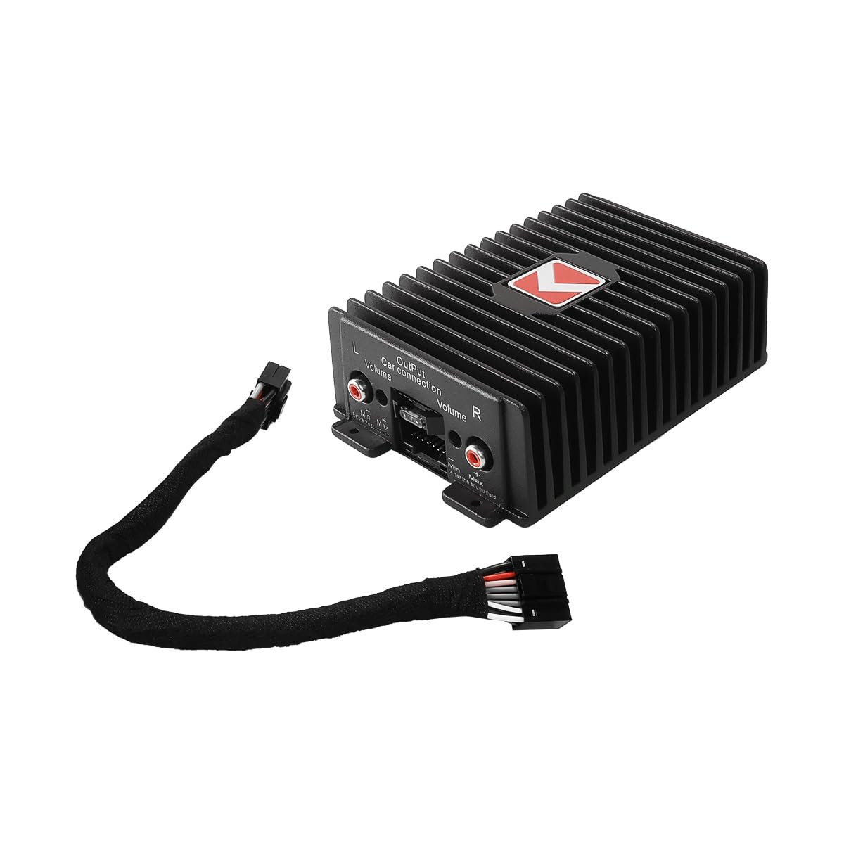 Aluminiowy 4-kanałowy wzmacniacz mocy DSP Car Audio klasa A/B do ulepszenia systemu dźwiękowego pojazdu