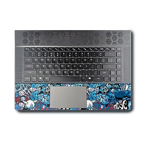 Image of MightySkins Skin Compatible with Alienware X16 R1 (2023) Full Wrap Kit - Blue Meanies | Protective, Durable, and Unique Vinyl Decal wrap Cover | Easy to Apply & Change Styles | Made in The USA