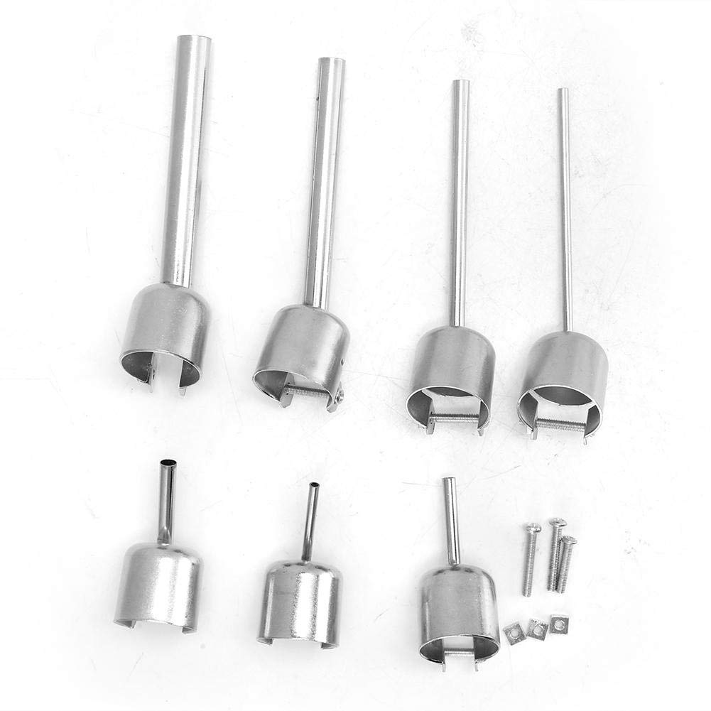 7Pcs Steel Heat Gun Nozzles Universal Hot Air Gun Heat Mouth Gun Resisting Nozzles Tips Tool for 850 — view 4