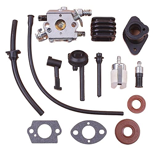 Carburateur tronçonneuse 25cc 2500 joint filtre essence et huile