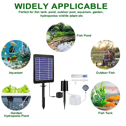 Srygery AP015 Solar Pond Aerator With Air Pump thumb #1