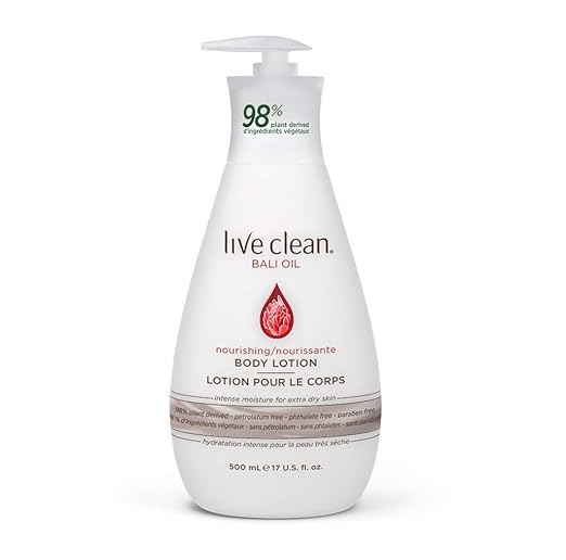 Live Clean Body Lotion, Nourishing Bali Oil, 17 Oz