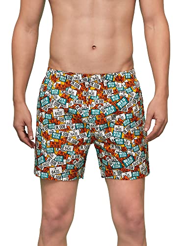 Image of XYXX Men's Remix Regular Fit Cotton Printed Boxer with Dual Pocket & No Marks Waistband (Pack of 2)