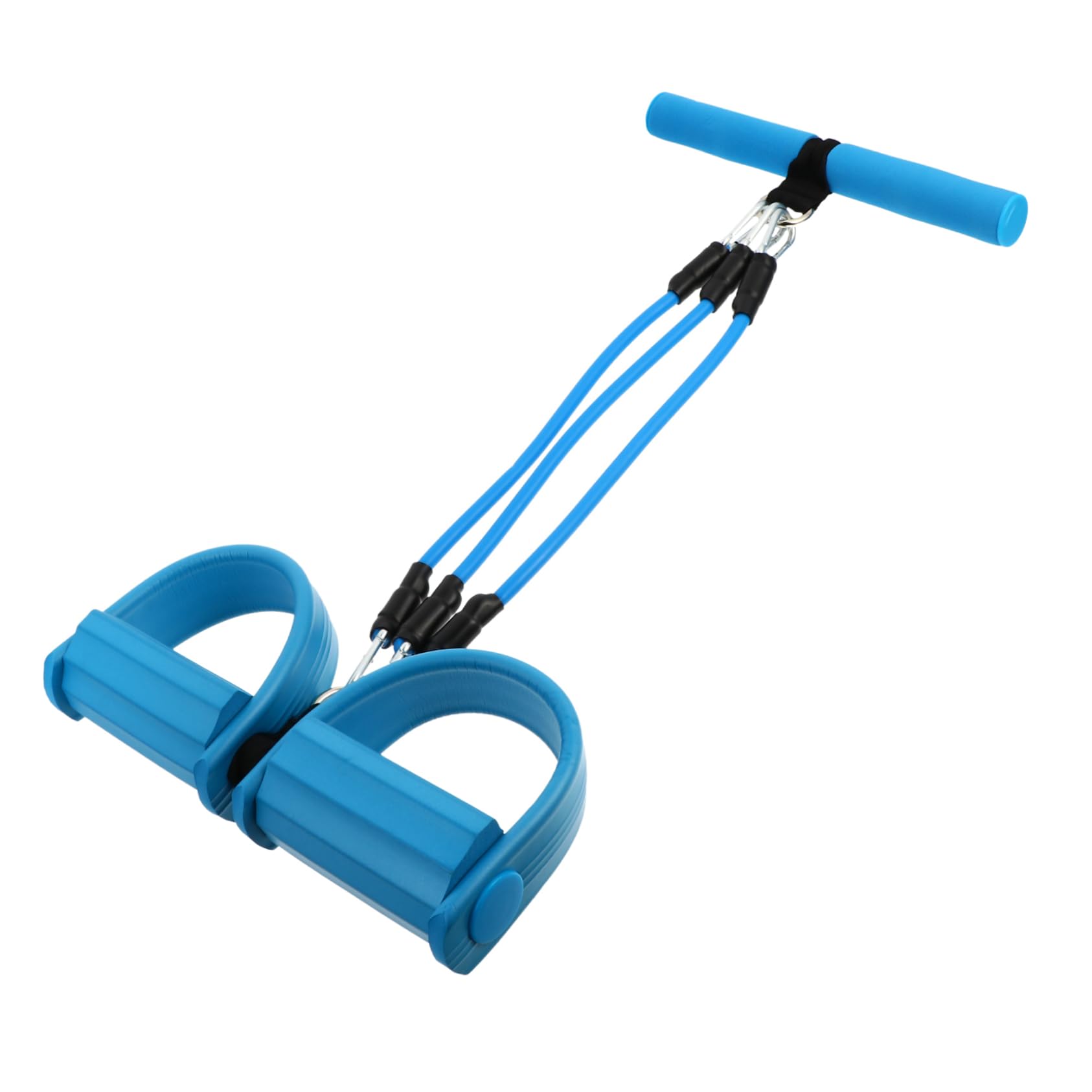 BESPORTBLE Yoga Elastic Rope Pedal Puller 3-Tube Resistance Band for Leg Arm Waist Workout