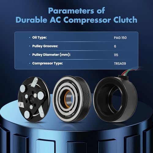 Image of ECCPP AC Compressor Clutch for Honda Civic for Acura EL 1.7L 2001