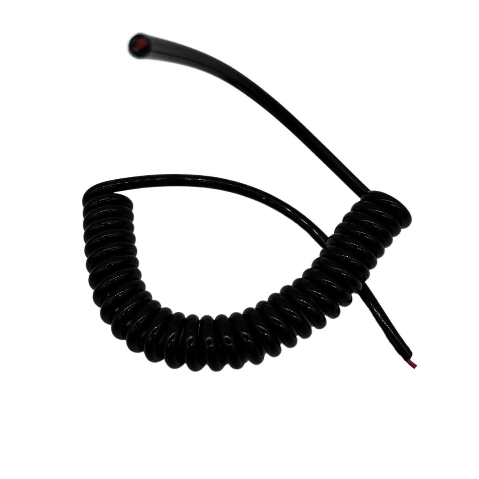 MTADSBKFP Spring Spiral Spiral Expandable Wire, 20AWG 2 Core Telescopic Spiral Wire 0.5mm2 Multiple Sizes(Stretch 2.5 Meters)