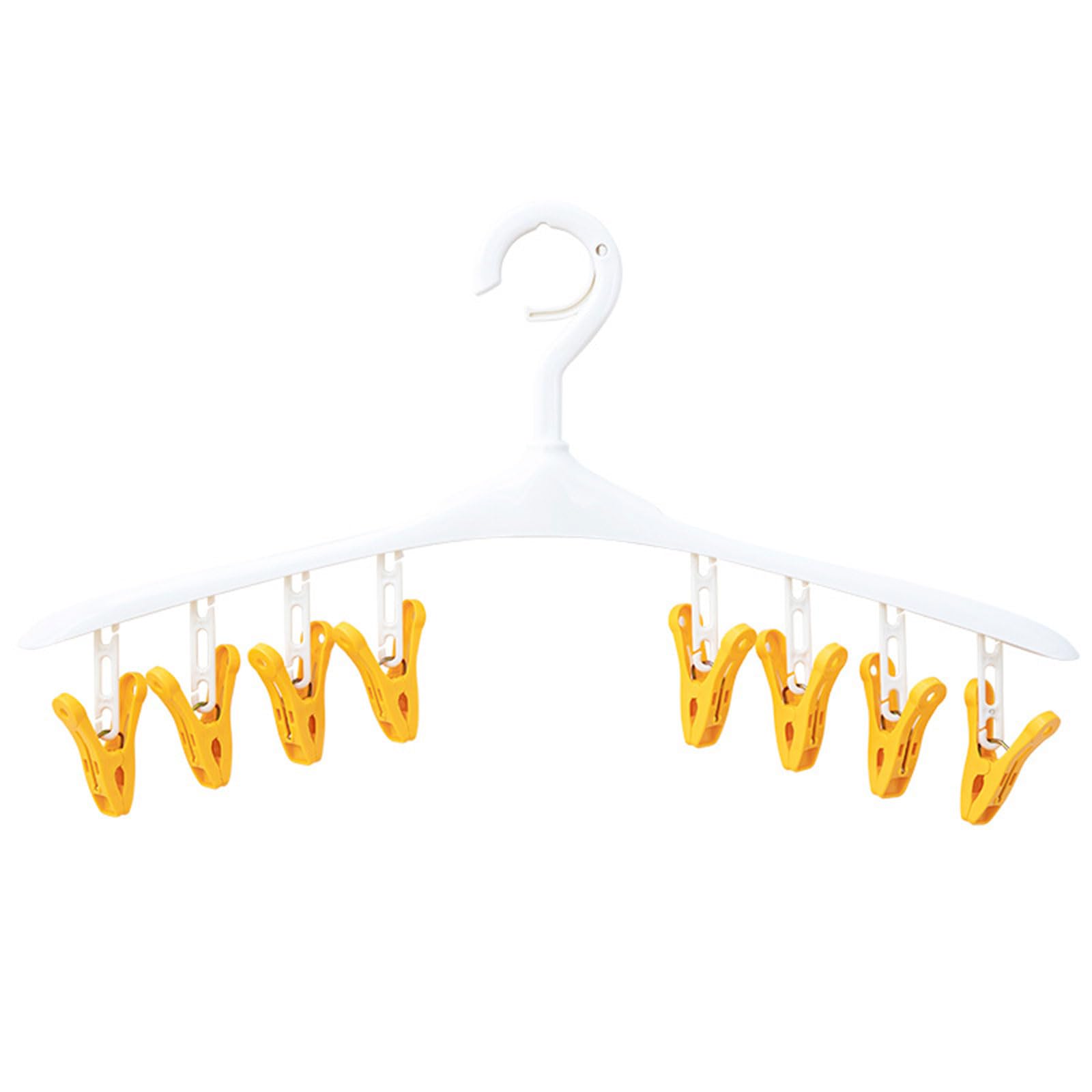 YROHGKPN Laundry Rack Drying 6 Clips 8 Clips Windproof Design Rotatable Drying for Socks Towels Underwear Antiskid Rotatable Clothes