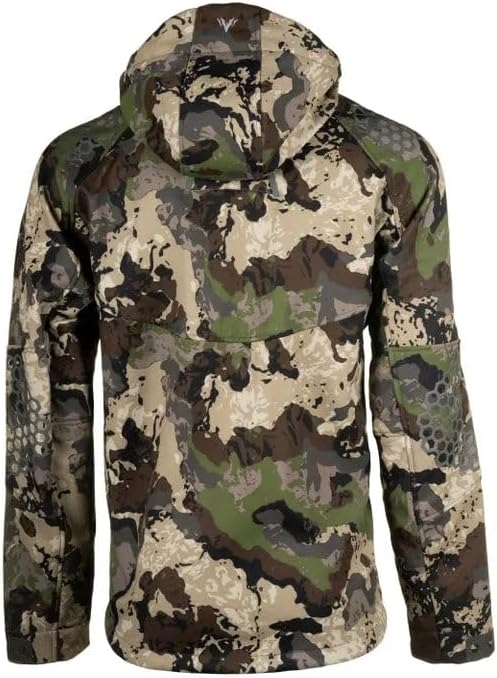 Pnuma Outdoors Waypoint Caza Jacket, Windproof, Water Repellent, Odor Control, Camo, Removable Hood, 5 Pockets (WP-JK-CZ) - Image 5
