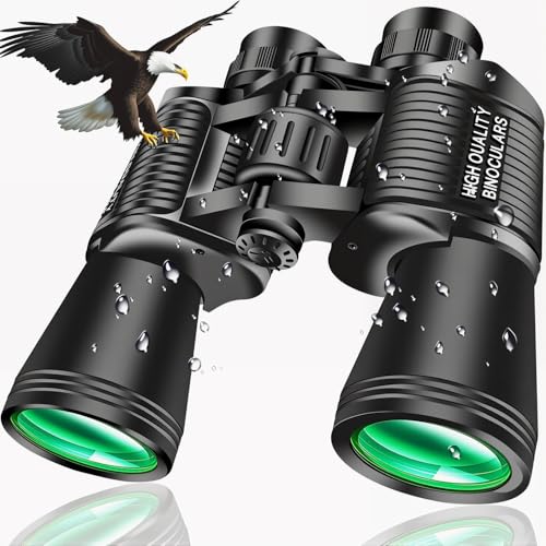 20x50-High-Powered-Binoculars-for-Adults-Clear-Durable-Binoculars-for-Bird-Watching-Sightseeing-Wildlife-Watching-Travel-Hunting-Football-Games-Stargazing-with-Carrying-Case-Strap 20x50 High Powered Binoculars for Adults, Clear Durable Binoculars for Bird Watching Sightseeing Wildlife Watching Travel Hunting Football Games Stargazing with Carrying Case & Strap - Image 1