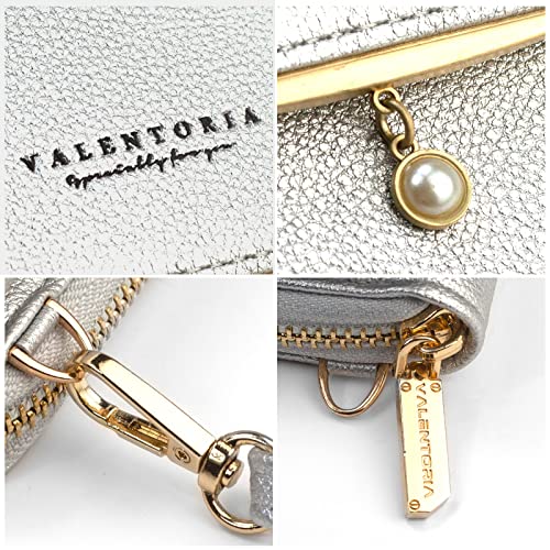 Image of Valentoria Small Crossbody Bag Cell Phone Purse Wallet Leather Card Clutch Handbag for Women