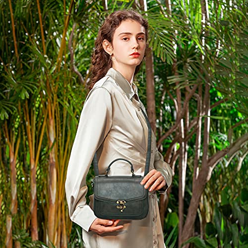 PORRASSO Crossbody Bag Women Shoulder Bag Vintage Saddle Handbags Satchel2