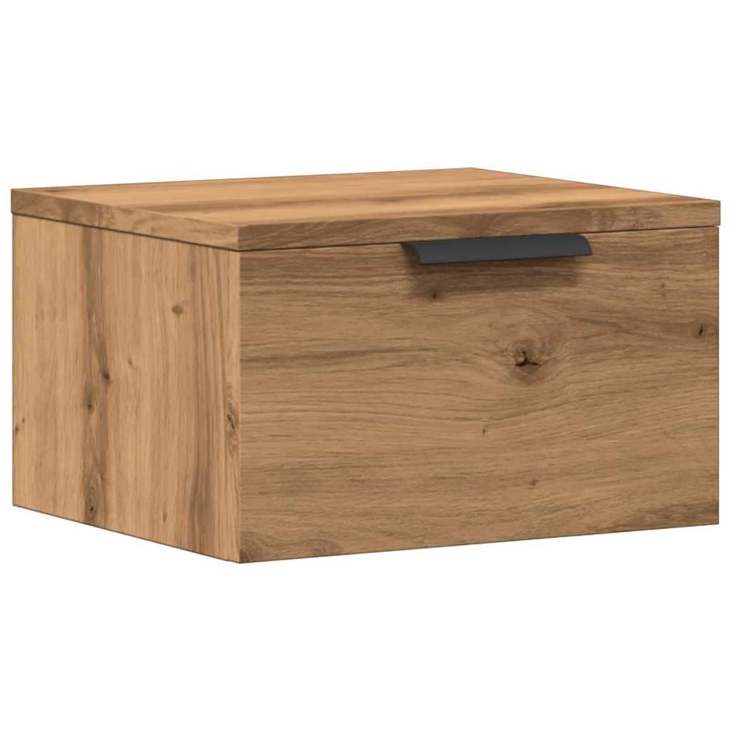 vidaXL 1/2x Comodino a Muro Mobile Multifunzionale 34x30x20 cm Colori Diversi