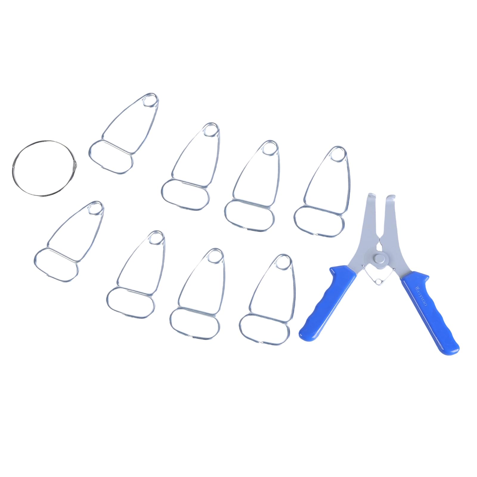 Libgiubhy Miter Spring Pliers Spring Clamp Pliers With 10Pcs Miter Clamps Woodworking Tool Miter Pliers Clips For Frames Moldings