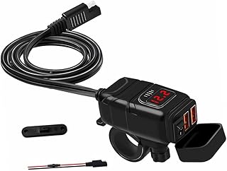 CRAFTHROU 1 Conjunto Carregador De Motocicleta Acessórios Para Celular Carregadores De Celular Carregador De Isqueiro Motocicleta Isqueiro Carregador USB Tomada Bicicleta USB