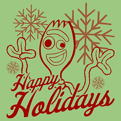Image of Disney Pixar Toy Story Christmas Forky Happy Holidays Girls T-Shirt