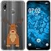 Produktbild PhoneNatic Case kompatibel mit Huawei P20 Lite Silikon-Hülle X Mas Weihnachten Rentier M3