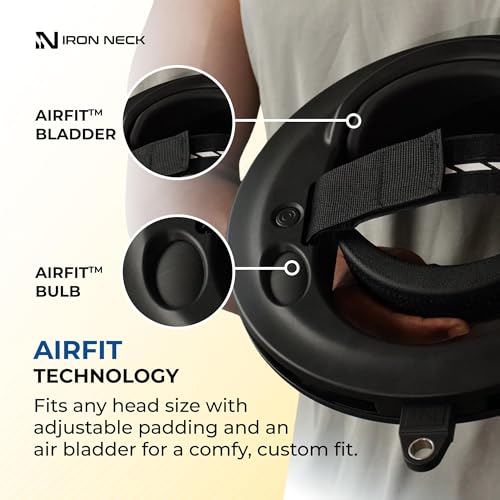 Image of Iron Neck 3.0 Pro, Strength Kit Bundle, Advanced 360 Neck Trainer and Resistance Bands for Progressive Strength Training, Pain Relief, and Injury Prevention
