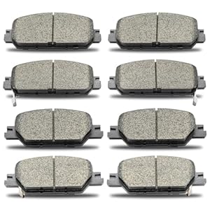 D2036 D2037 Ceramic Front Rear Brake Pads Sets Compatible With 2017-2022 Honda CR-V