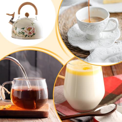 Bouilloire d'eau chaude florale : sublimez le décor de votre cuisine ce Noël