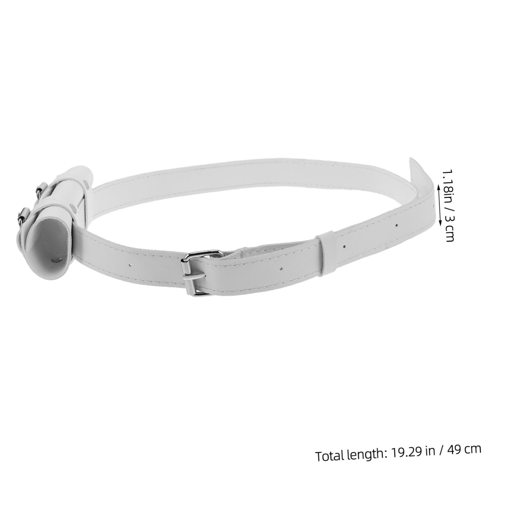 Garneck Adjustable Sword Belt Lanyard Single Sword Holder Bag Comfortable Pu Material for Fashion