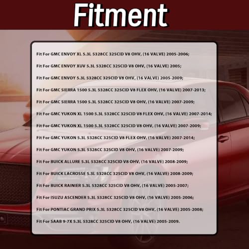 Image of 2005-14 Lifter Valley Cover Gasket Set Fit For Buick Chevy GMC Gen IV 5.3L | 2005-2014 Engine Lifter Valley Cover Gasket Set Fit For Buick Chevrolet Silverado 1500 GMC Gen IV 5.3L V8 MS96871 12580901