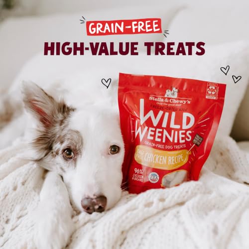 Stella & Chewy's Freeze-Dried Raw Wild Weenies Dog Treats - High-Protein Training Treats for Dogs & Puppies - All-Natural Chicken Recipe with 97% Meat & Organs - USA Made - 11.5 oz Bag - image 6