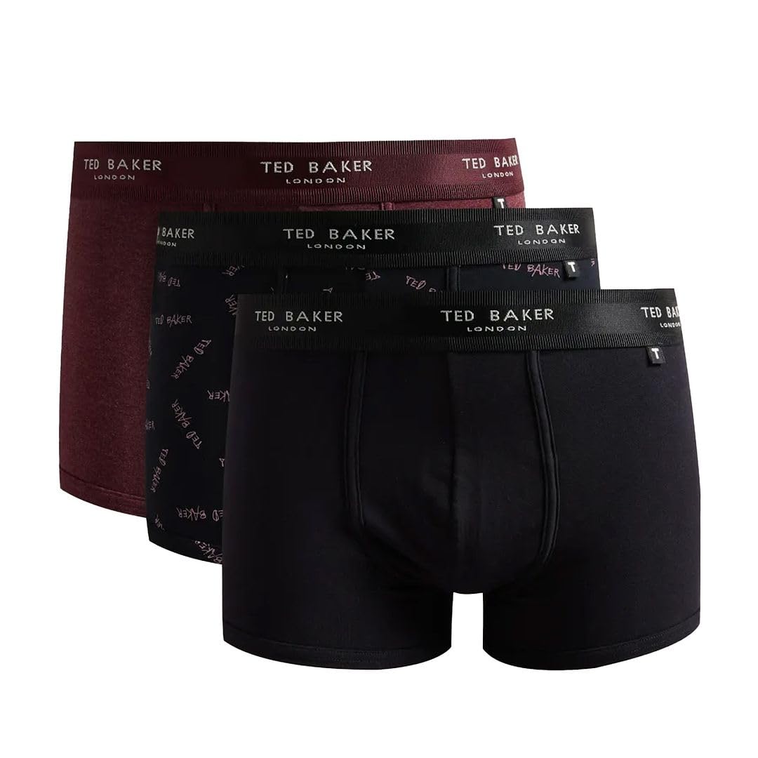 Ted Baker Men's Assorted Kabel 3-Pack Of Cotton Trunks 273411