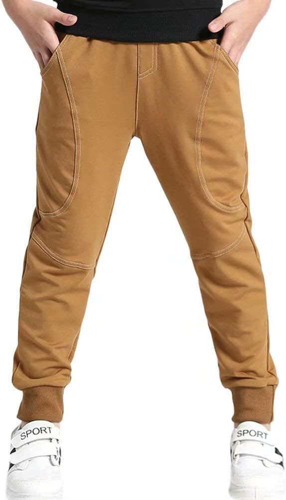 BINPAW Boy's Cotton Sweatpants, Age 4T-16 Years