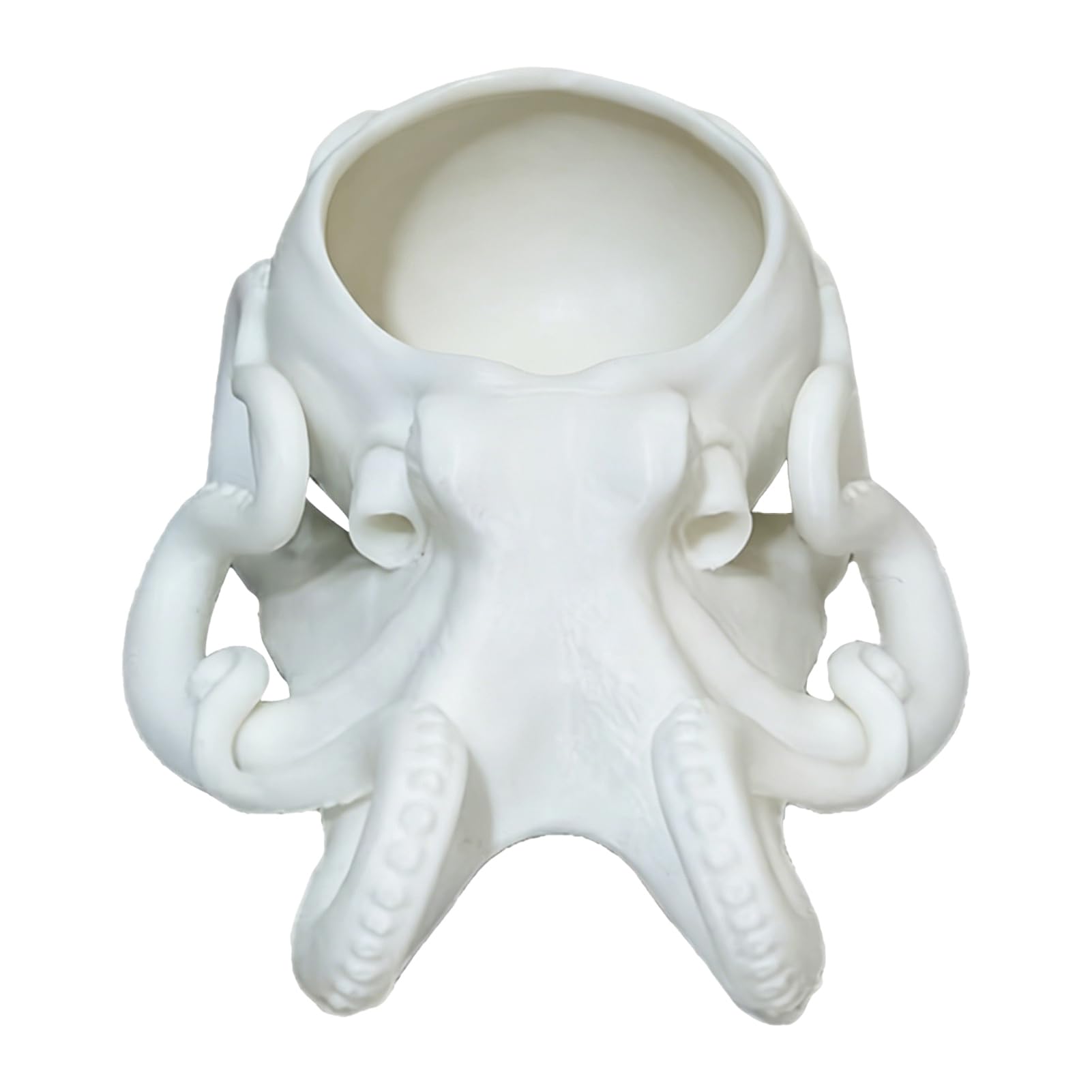Glifora 3D Printed Octopus Desk Organiser - Dark Aesthetic Octopus Sculpture, Cute Tentacle Storage Container, Unique Birthday Gift, Vanity and Entryway Decor
