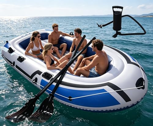 Bateau gonflable compact facile à transporter pour rafting et lac