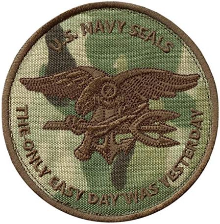 Gancio O Toppa Con Sigillo Navy Seal Trident - Design SWAT E Aquila, Per Zaini O Giubbotti Tattici - Foto 10