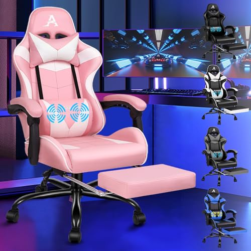 Sillas Gaming Rosa Reclinable Marca ALFORDSON