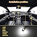 Cbailian Car Interior Combo LED Map Dome Door Trunk License Plate Light Bulbs White 42PCS
