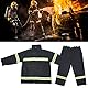 Feuerfester Overall, feuerfester Anzug, feuerfeste reflektierende Streifen, wasserdicht zum Schweißen für Feuerwehrleute(XXL)