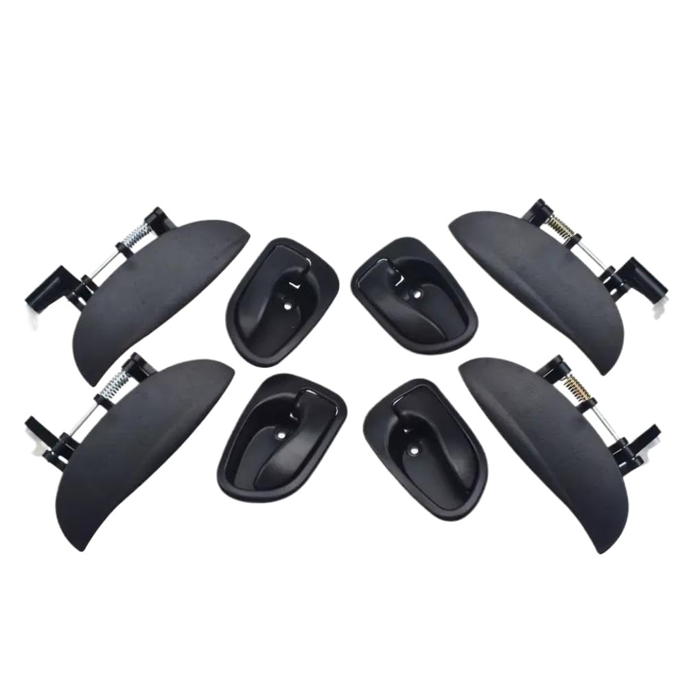ZdsAaeNar Exterior and Interior Door Handle Compatible with Atos Amica Sanatro 1997-2005 8265002000 8266002000 8261022001(Outside Inside Kit)