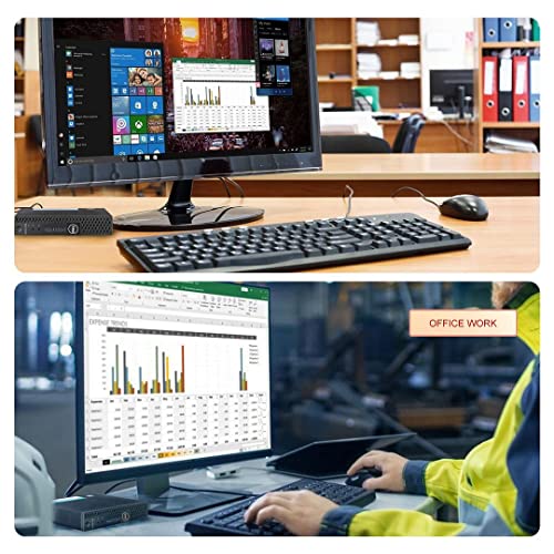 Image of Dell Mini PC Windows 11 Micro Computer OptiPlex 3060 Desktop,i7-8700T 32GB Ram 512GB M.2 NVMe M.2 SSD,AX210 Built-WiFi 6E,HDMI Dual Monitor Support,Wireless Keyboard Mouse (Renewed)