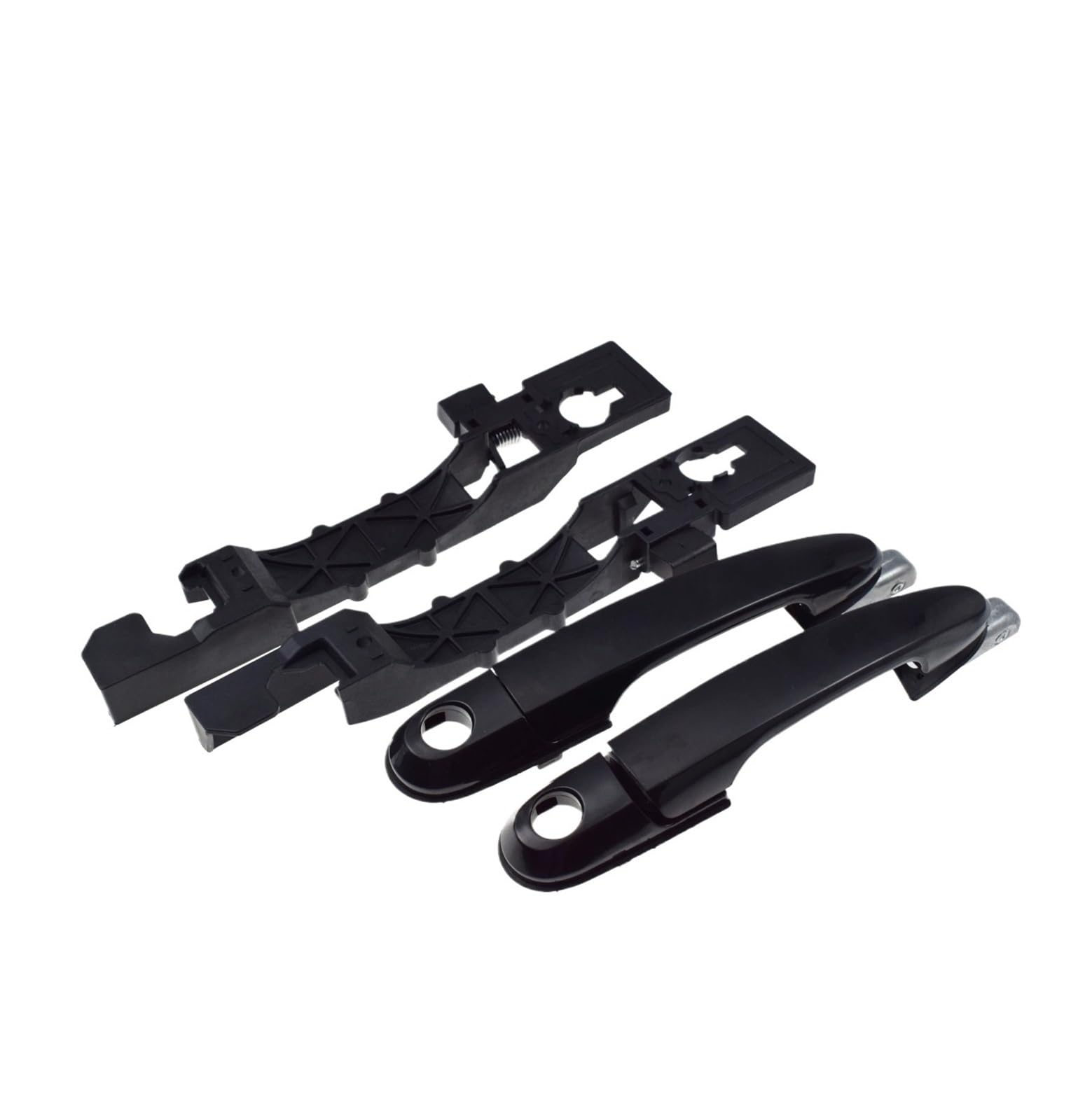 WNBXHSD Car Exterior Car Door Handle for Hyundai for Tucson 2004-2009 Outside Door Handle Frame Bezel Base Front Rear Left Driver Right Passenger