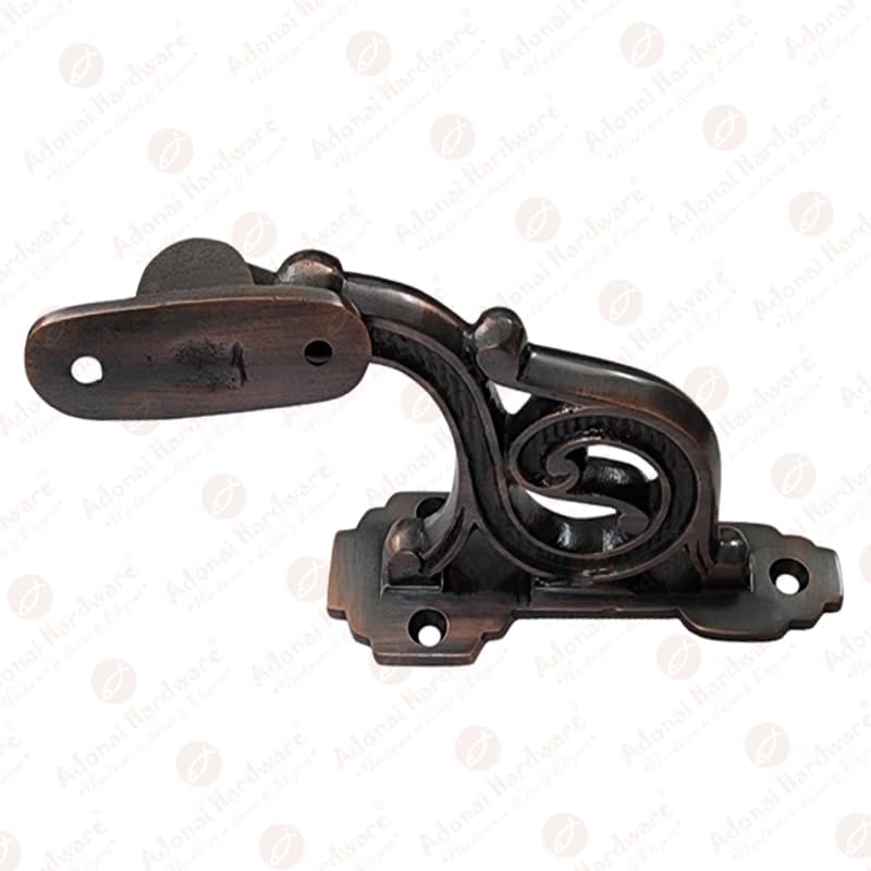 Adonai Hardware Decorative Brass Handrail Bracket (Oil Rubbed Bronze) - Supplied as 2 Pieces per Pack