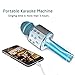 Wireless Bluetooth Karaoke Microphone, Portable Karaoke Machine for Kid Birthday Party Christmas, Best Gifts Toys for Girls Boys