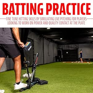 Franklin Sports Total Pitcher Baseball + Softball Training Aid - Pitching Machine + Ball Launcher for Batting + Fielding Practice - Spring Loaded Portable Pitching Machine for Backyard + Batting Cage Franklin Sports Total Pitcher Baseball Softball Training Aid Pitching Machine Ball Launcher for Batting Fielding Practice Spring Loaded Portable Pitching Machine for Backyard Batting Cage