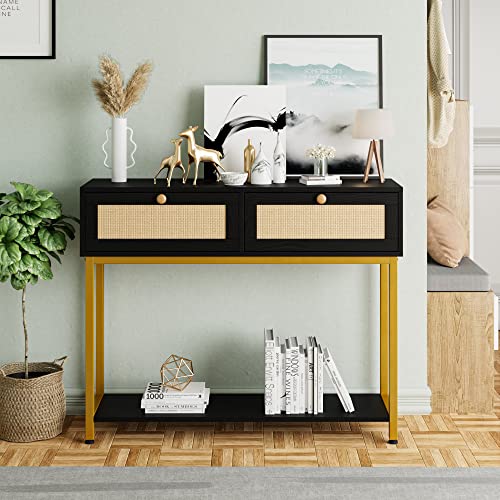 Homhougo XGZ-230221 Console Tables, Black Homhougo XGZ-230221 Console Tables, Black
