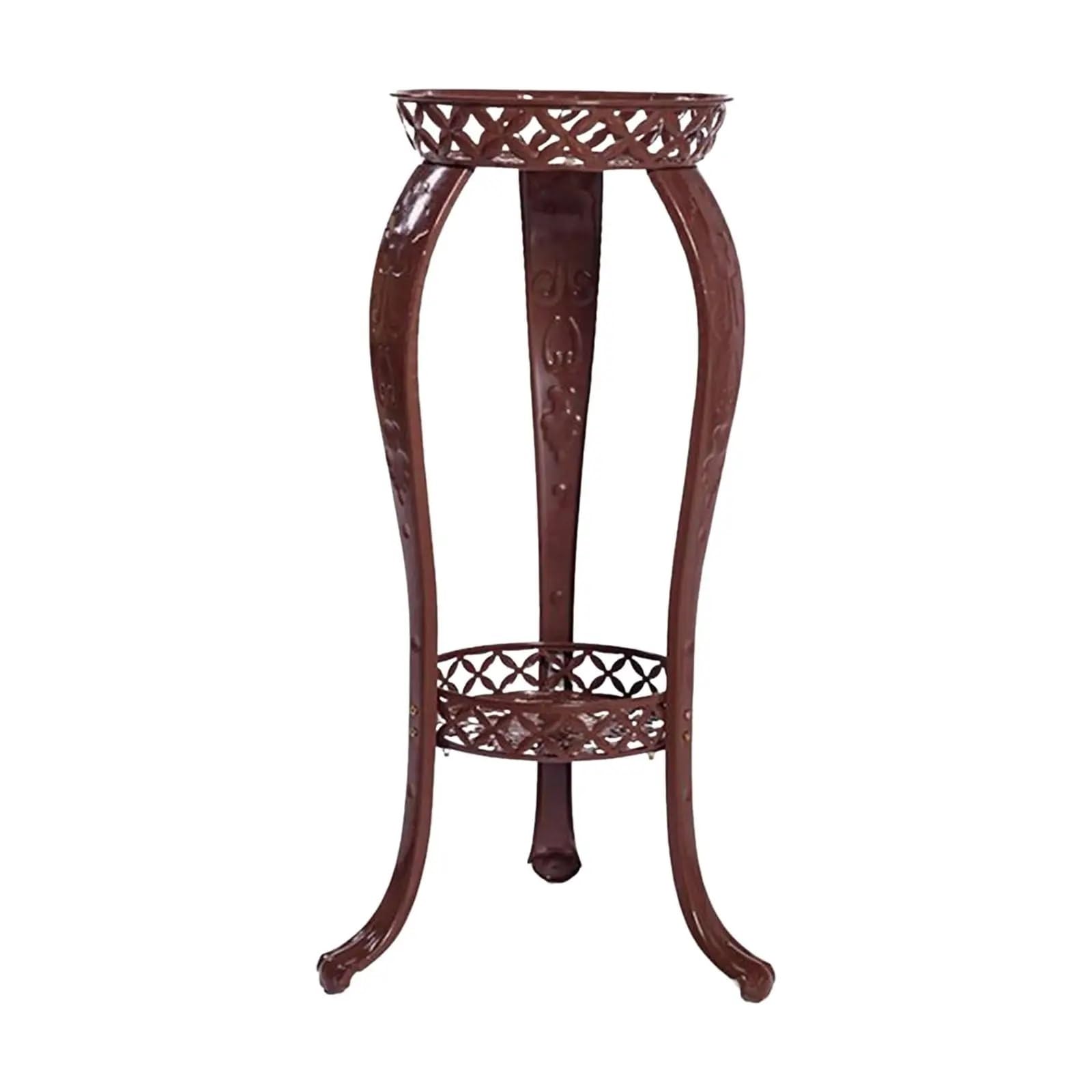 GHHZML Plant Stand Flower Pot Shelf Planter Storage Stand Height 80cm For Bedroom Kitchen Balcony Rack For Indoor(Brown)