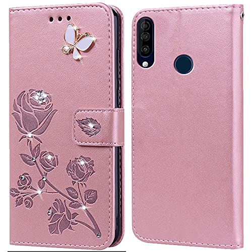 PKQTOP Cover per Wiko View 3 Custodia,Carta Fessura,Supporto Stand,Silicone TPU,Flip Protettiva Case per Wiko View 3