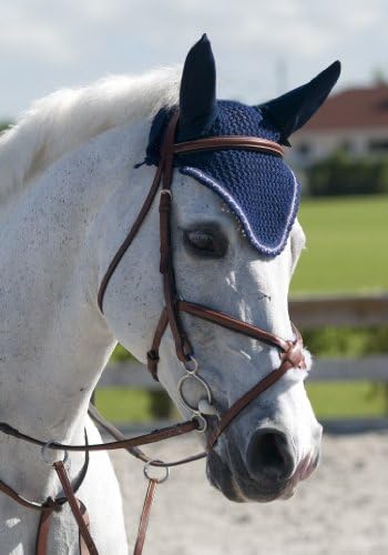 Pessoa Figure 8 Jumper Bridle w/Rein Full Dk Brown