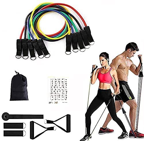 Fitness Aim Resistance Band Set of 11 Heavy Duty for Home & Gym Workouts Stretching Exercise for Men & Women (B0BV78N7SB) Amazon Price History, Amazon Price Tracker