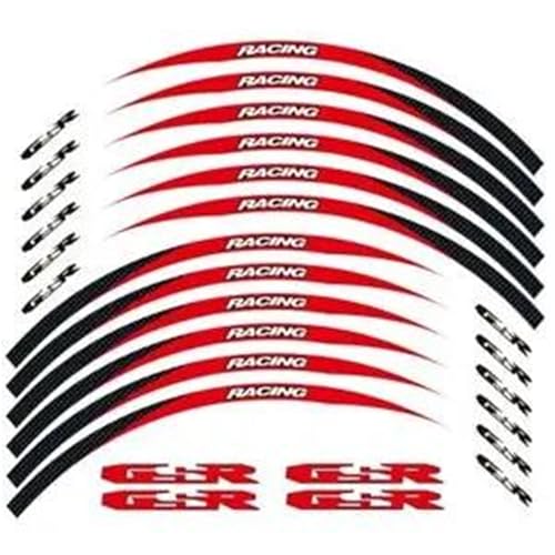 Sticker jante réfléchissant pour Suzuki GSR 750 600 améliorant la visibilité