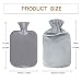 Bolsa de Agua Caliente, Gifort Botellas de Agua Caliente con Suave Felpa...