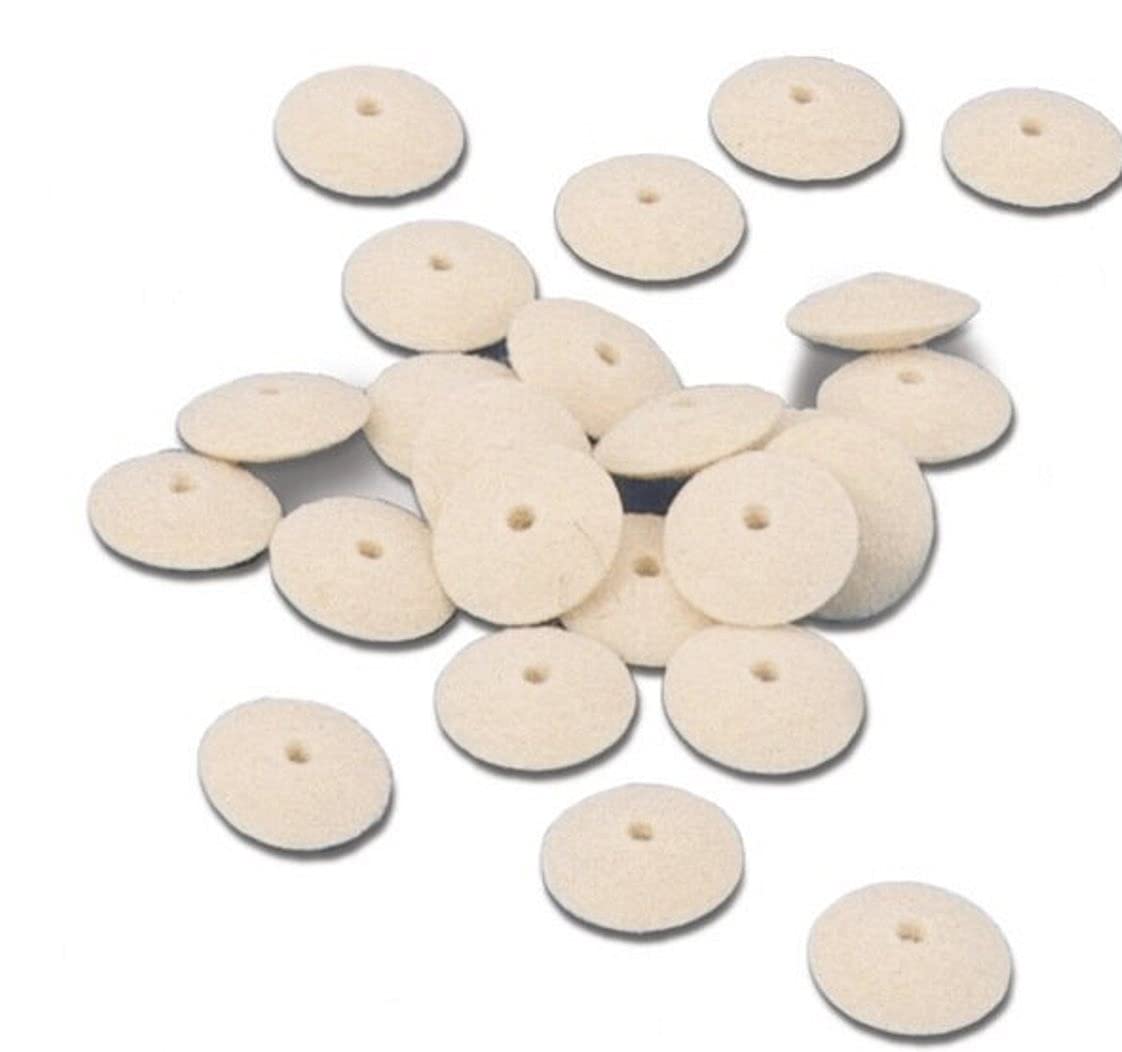 Knife Edge Felt Wheels, 1/2