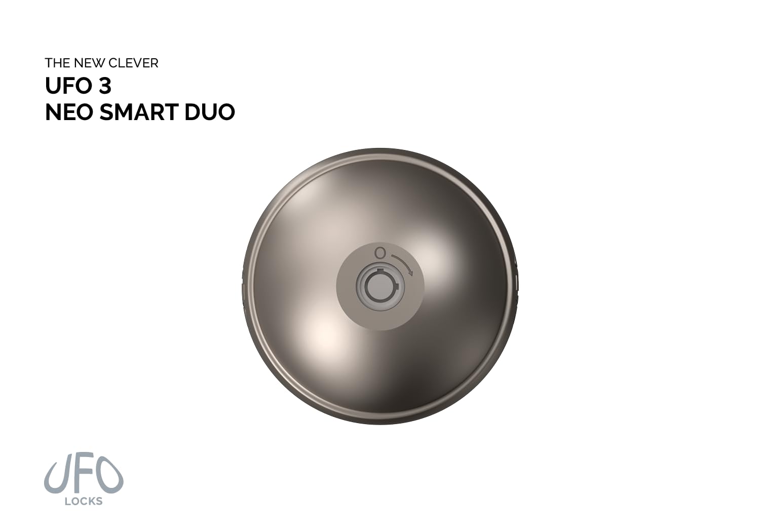 UFO MERONI SERRATURE Ufo - 3 Neo Smart Duo Serratura Antiscasso ad Alta Sicurezza per Furgoni e Veicoli Commerciali Leggeri, Doppia Chiusura Furgone Manuale Automatica, Lucchetto Furgone