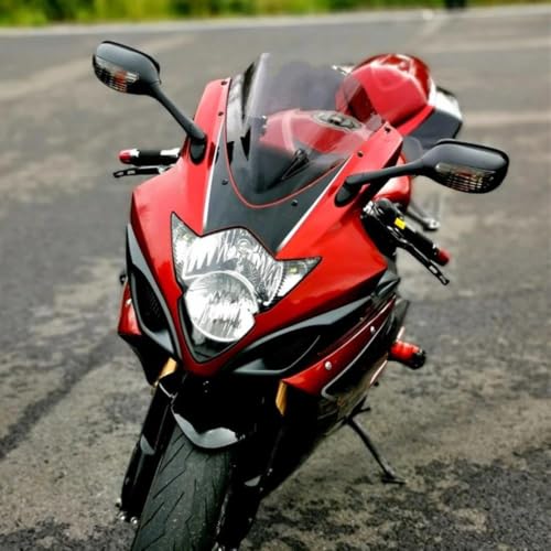 Espejos laterales motocicleta Suzuki GSXR 600 750 SV650 retrovisores negros 3